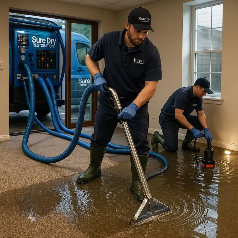Water Extraction and Removal process in East Hampton North, NY